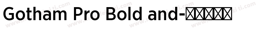Gotham Pro Bold and字体转换
